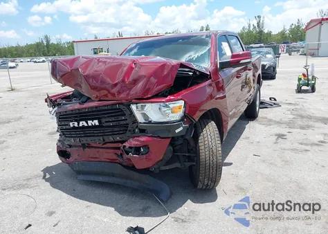 2021 Ram 1500 Big Horn 4X2 5'7 Box из США, поврежденный, VIN 1C6RREFT6MN794188